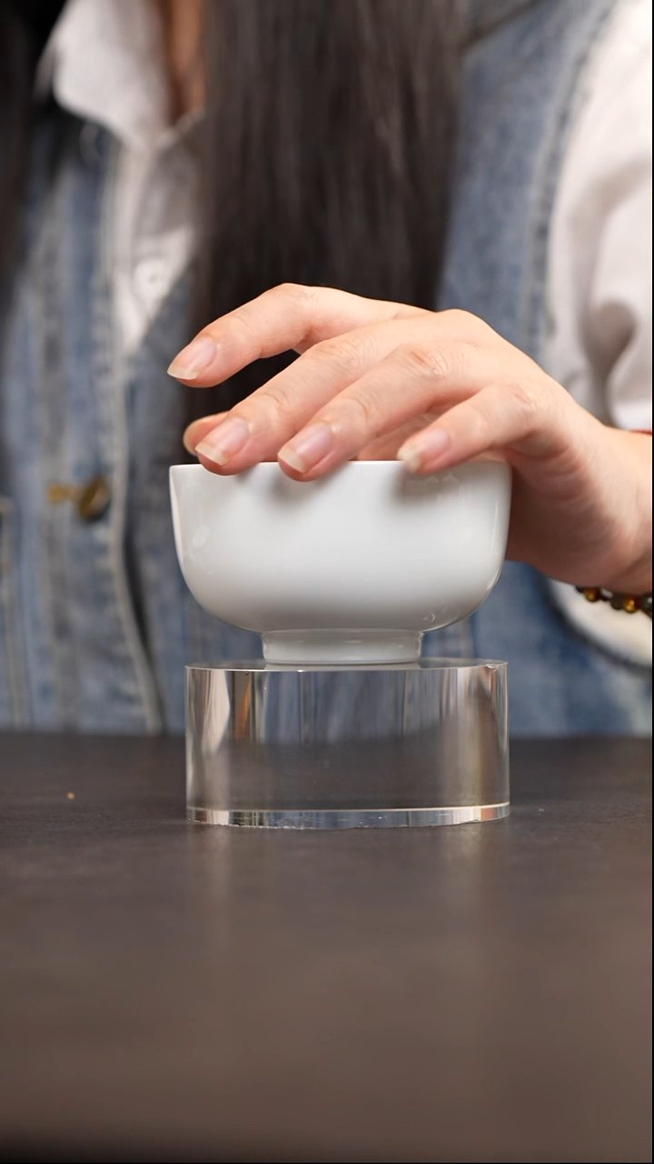 白胎手工大禅定杯 