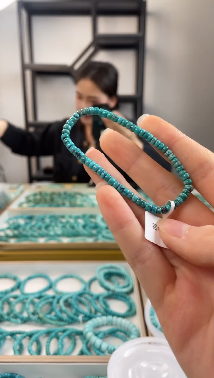 【闪购商品】绿松石珠宝奇石未镶嵌4+mm