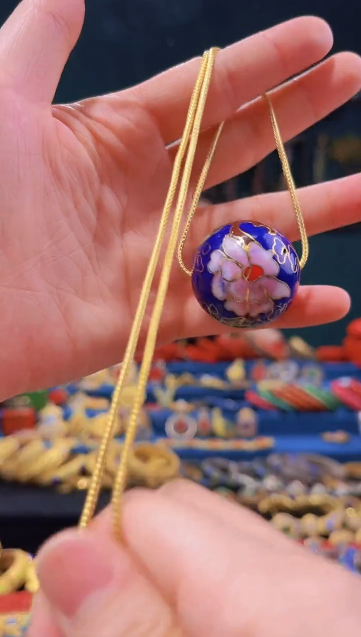 【闪购商品】非遗绝技 景泰蓝3.0吊坠 宝蓝