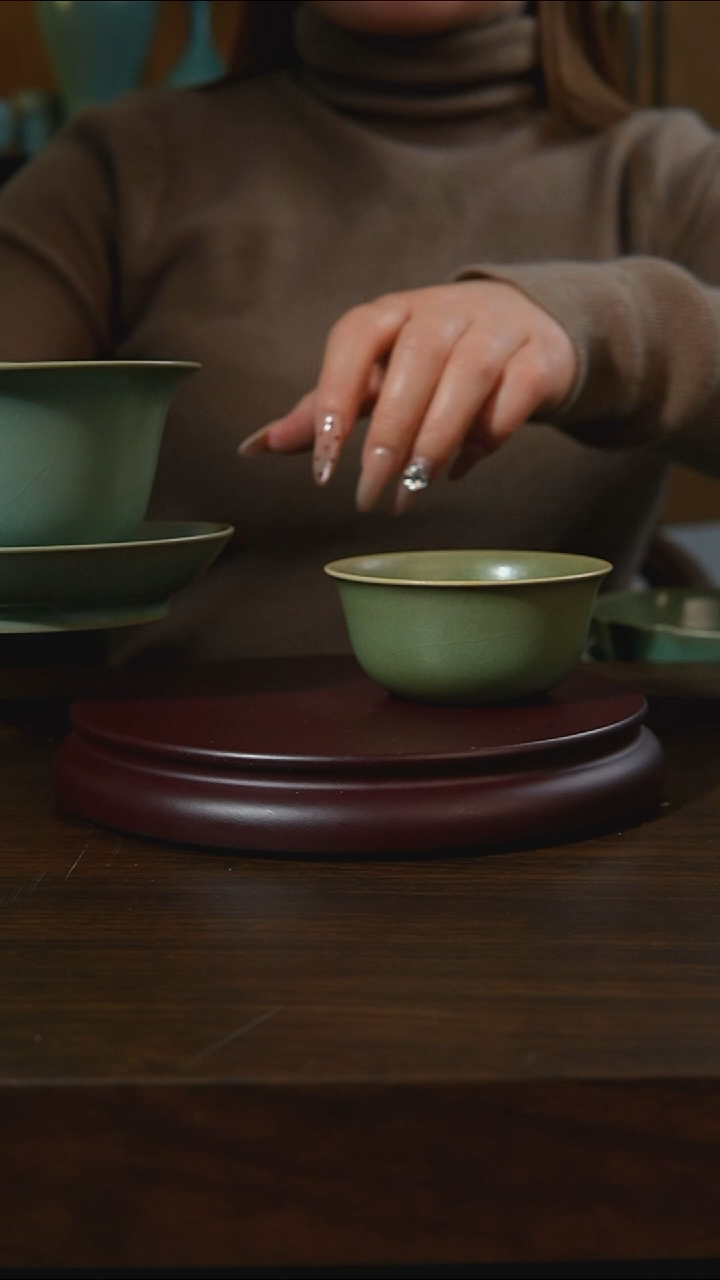 杯子瓷泽汝州原产地原矿仿古老釉q