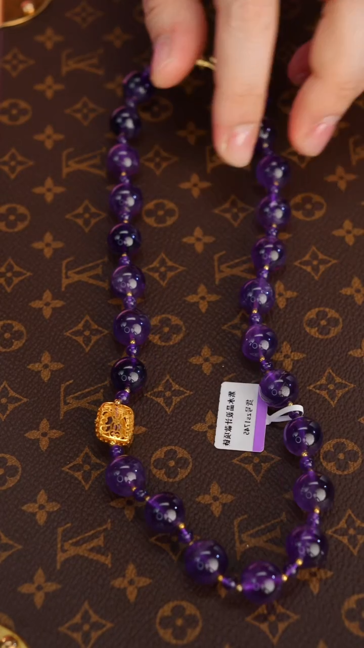 合金手链水晶紫水晶项链zs1745