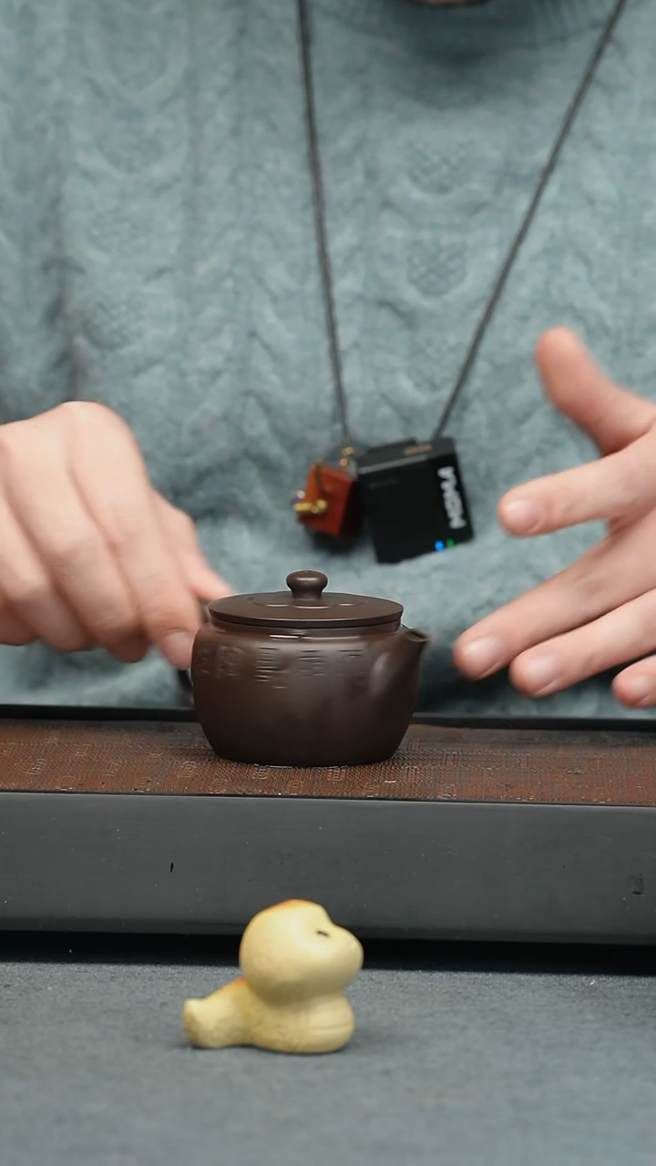 【闪购商品】紫砂茶壶五堂 莲意120cc-曼陀版