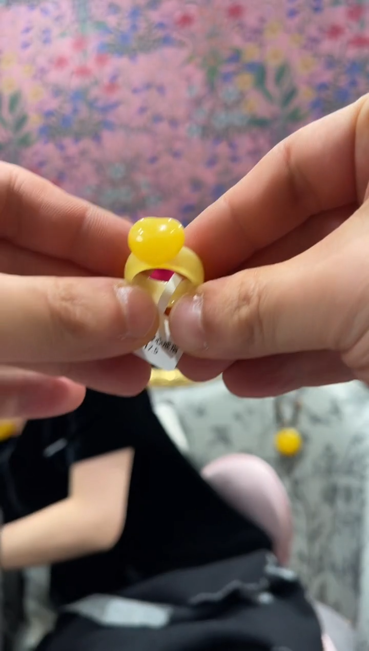【闪购商品】蜜蜡裸石未镶嵌蜜蜡戒指17