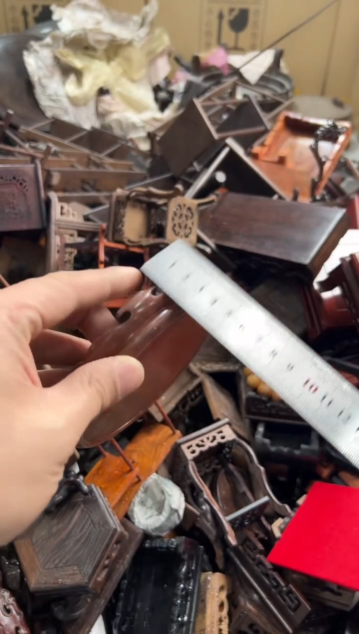 【闪购商品】香榧木315底座花架摆件处理