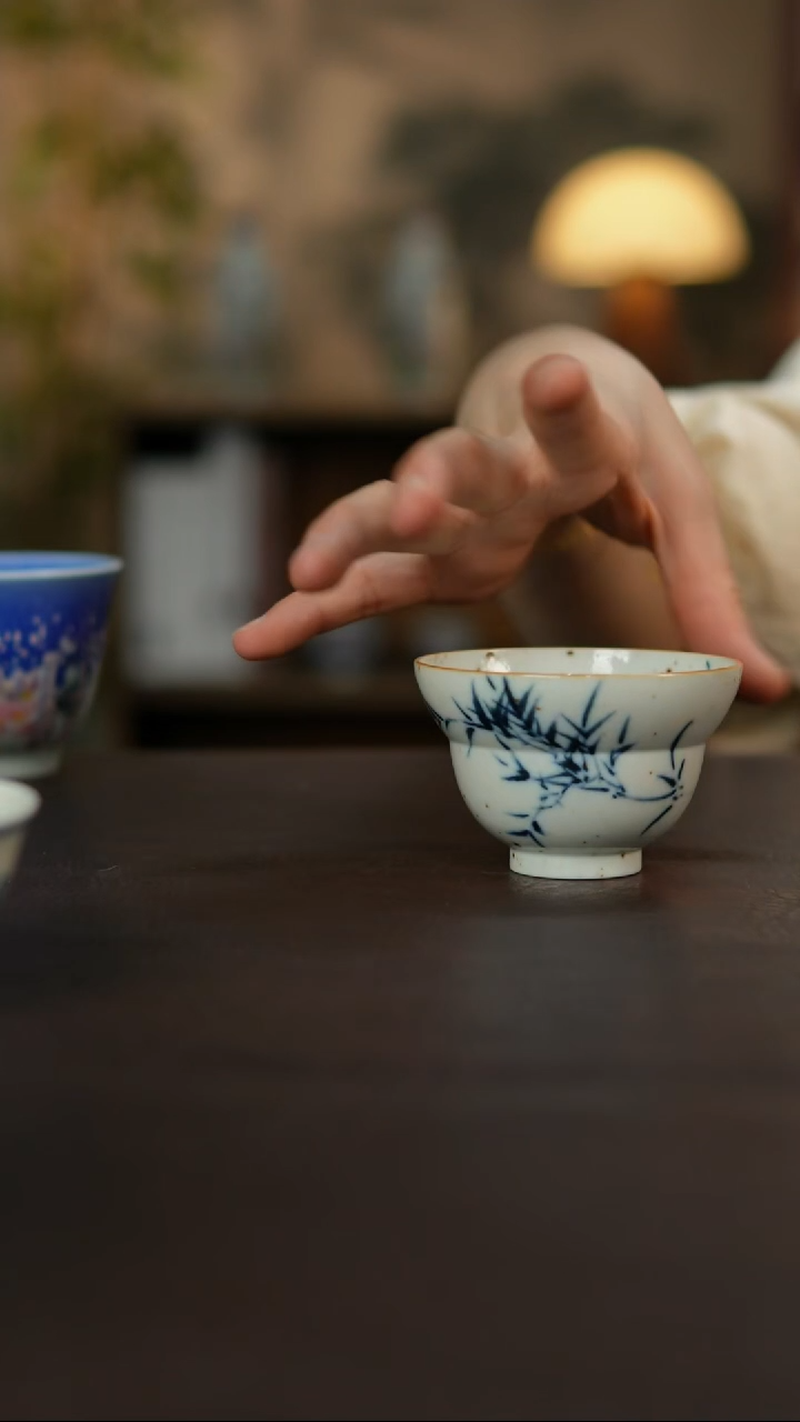 杯景德镇陶瓷杯碗柴烧多人