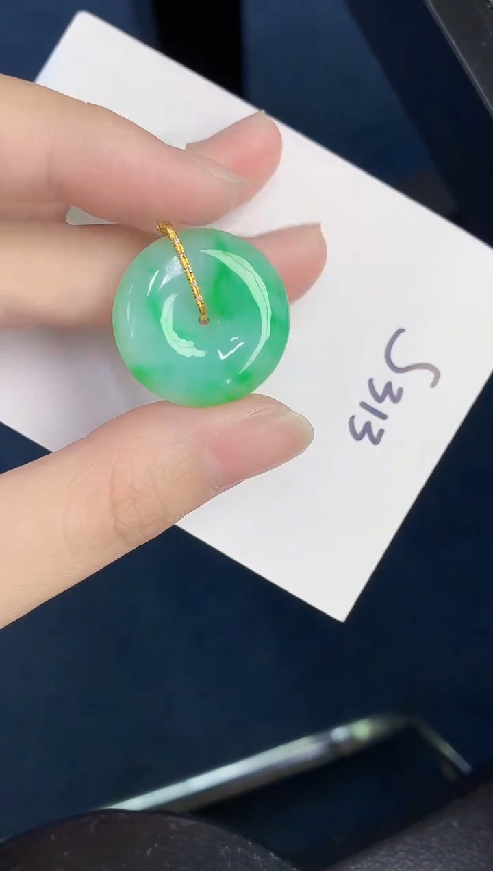 【闪购商品】翡翠颈饰18K金镶嵌000000000