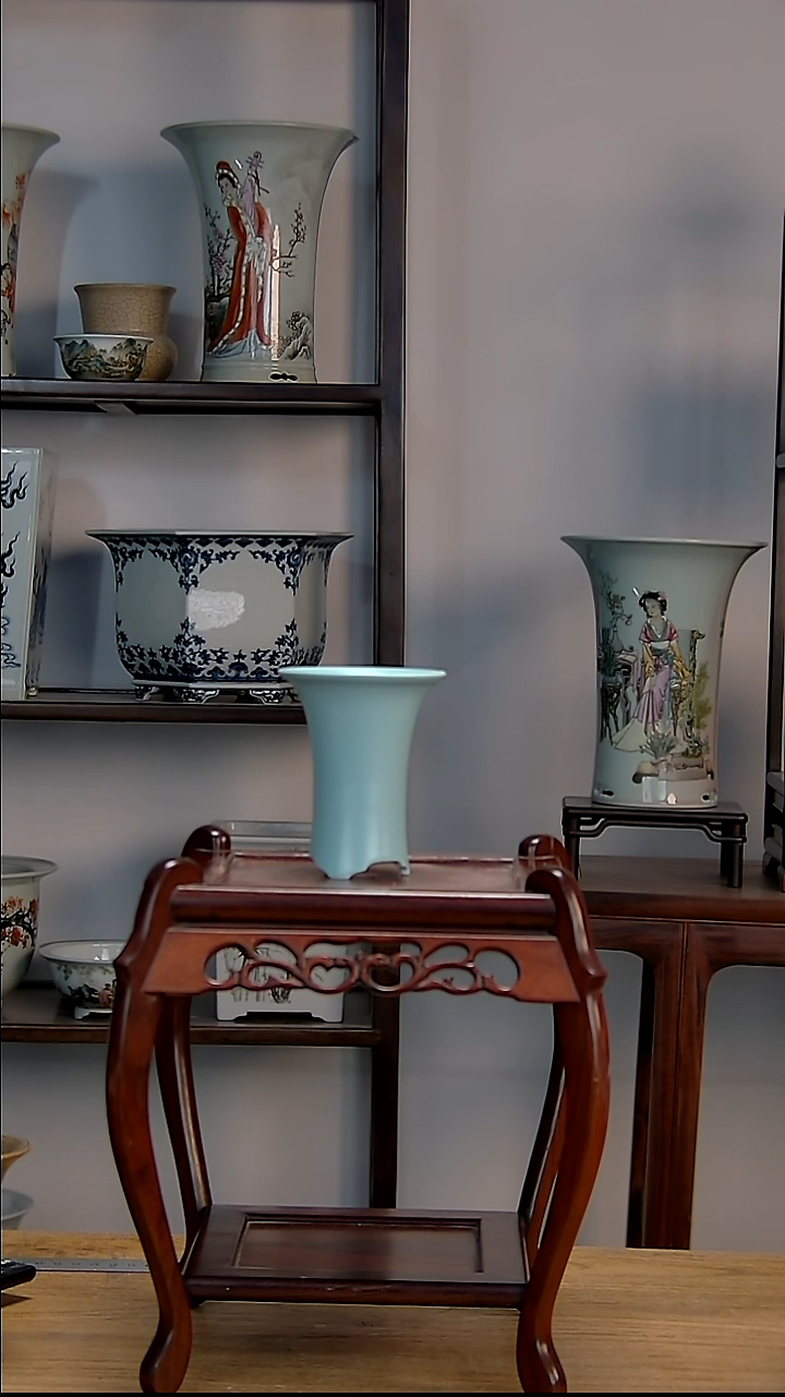 景德镇陶瓷手工花盆