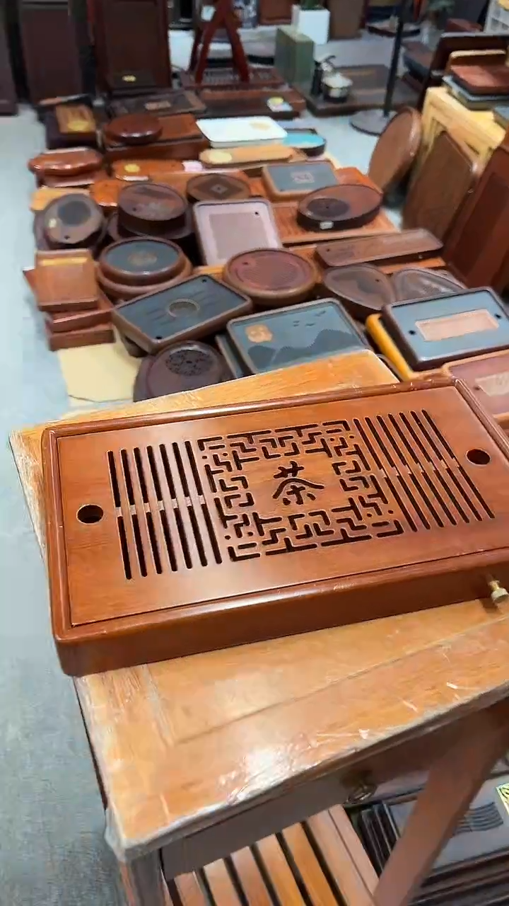 福利花梨木一整块长36CM*宽20CM茶盘送管