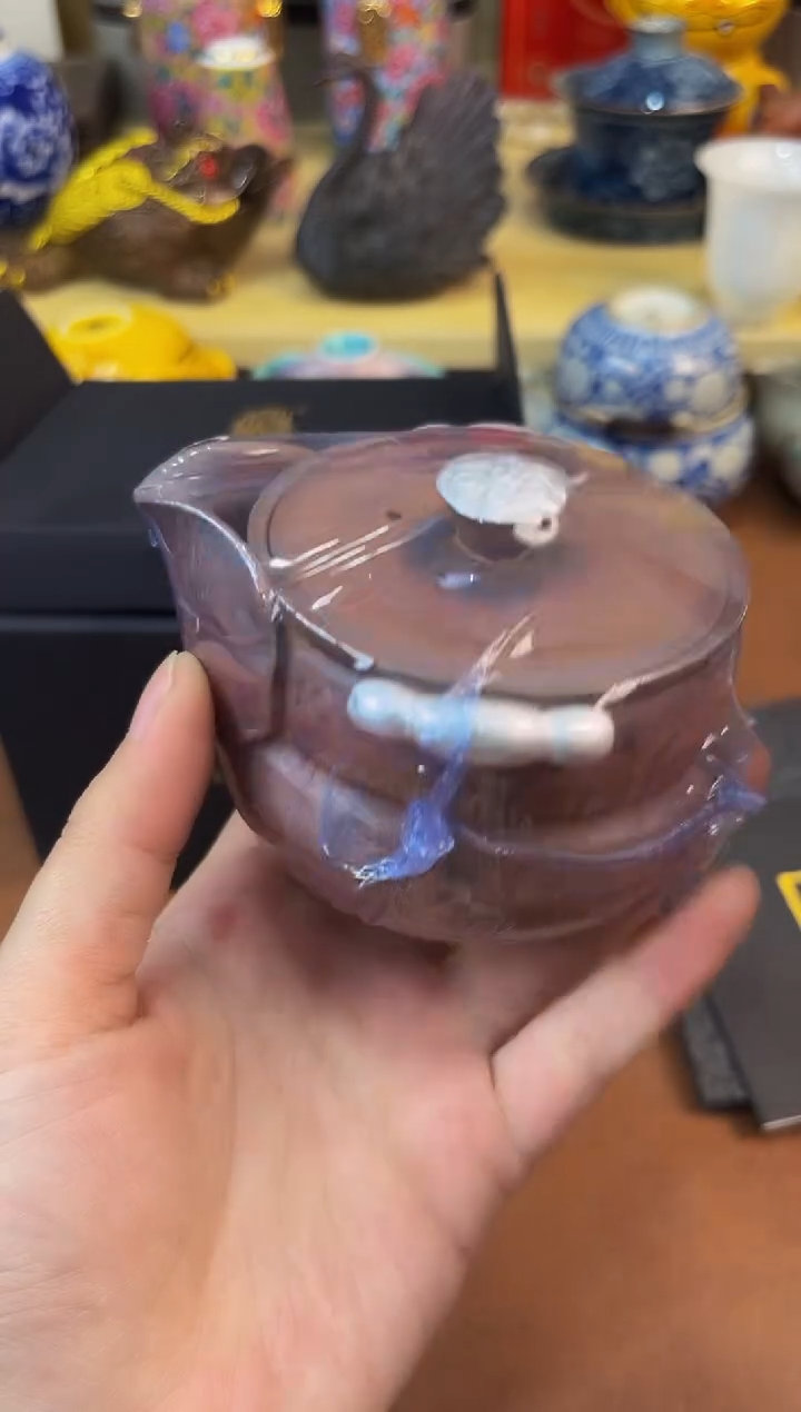 陶瓷茶具摆件旅行套组