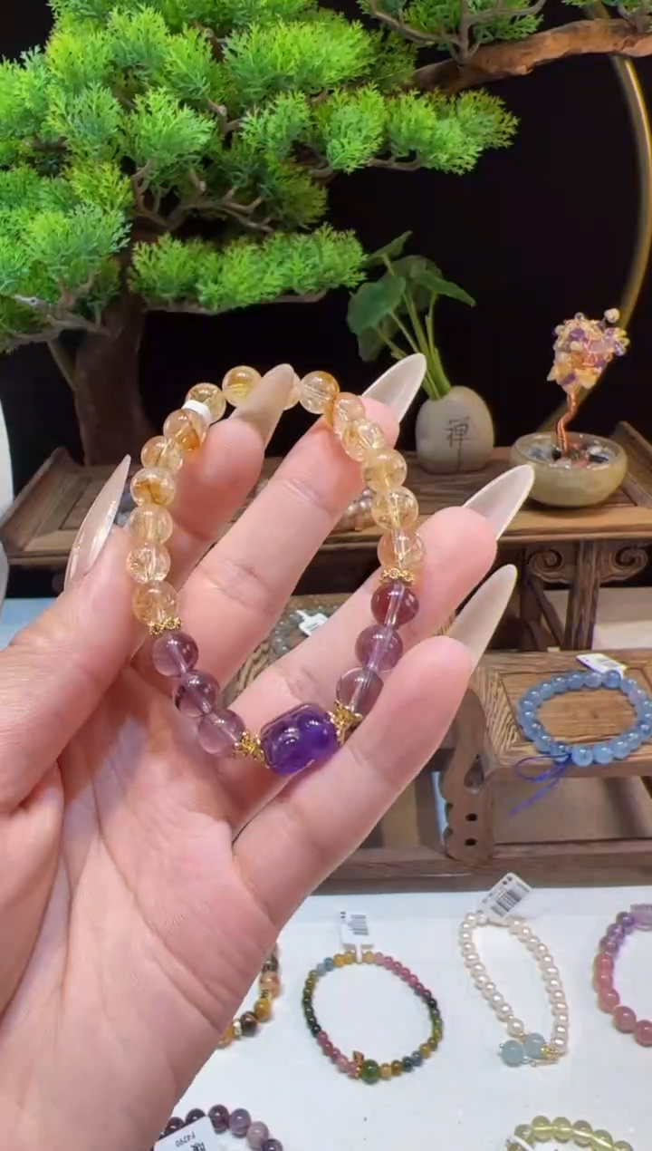 【闪购商品】水晶手串未镶嵌@@手饰
