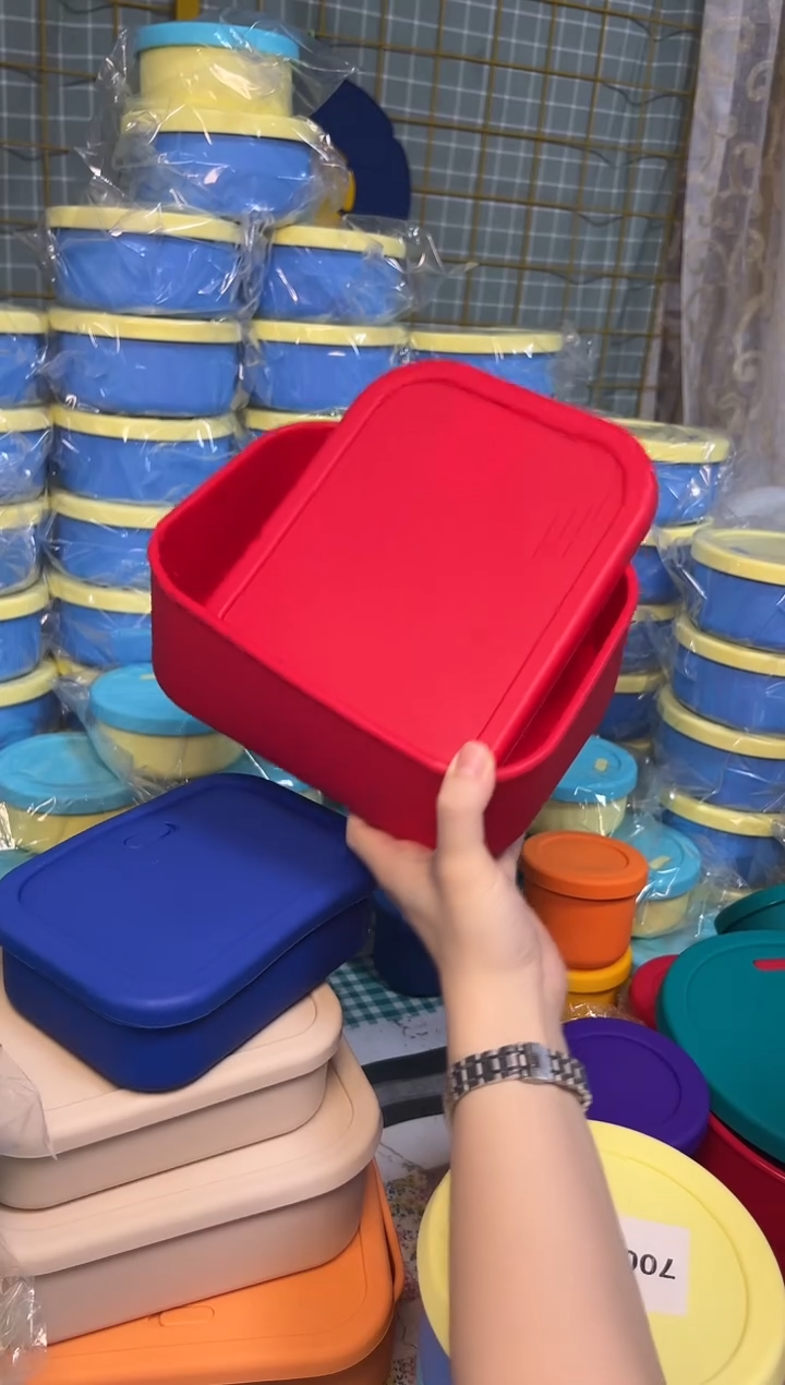 2100ML 红色 不带排气 长方形