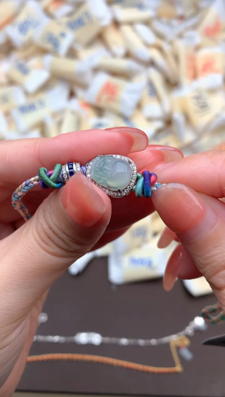 【闪购商品】翡翠挂件银S925镶嵌一