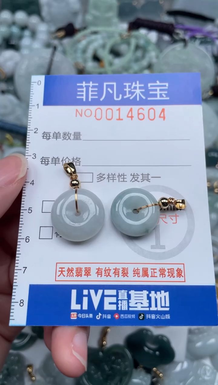 颈饰未镶嵌翡翠14604