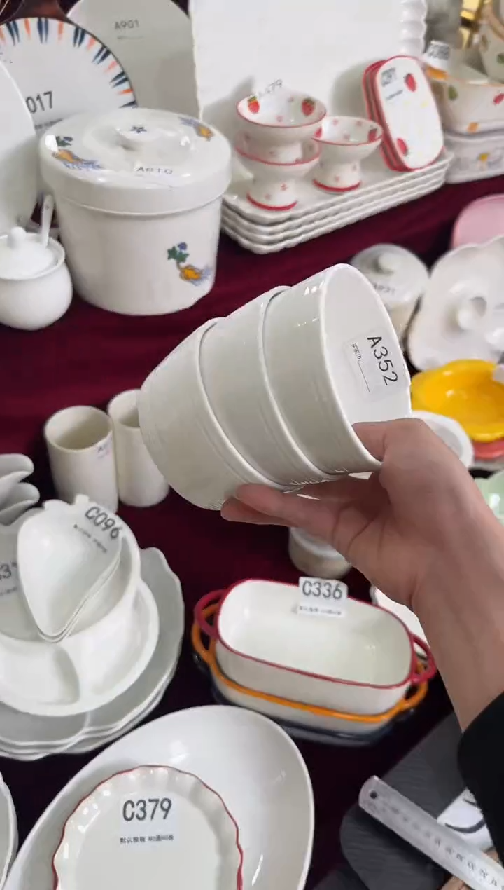 摆件陶A352 -3个  仓库微瑕陶瓷清仓福利