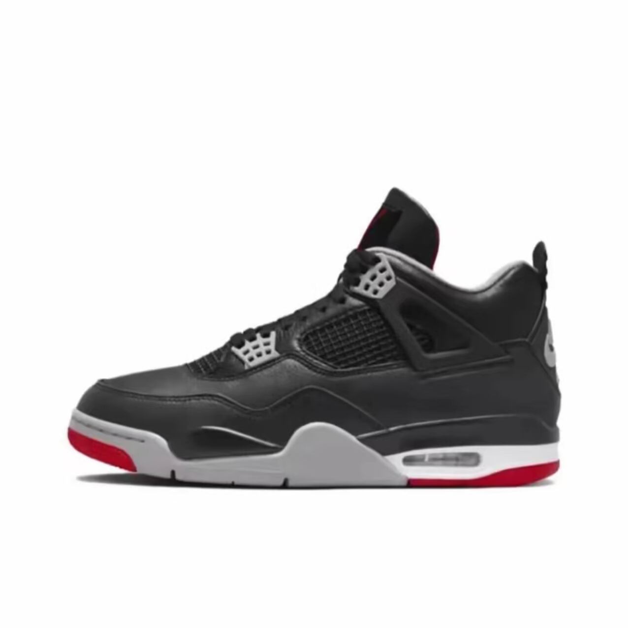 NIKΕ耐克 Air Jordan 4白水泥黑红潮鞋高帮运动休闲球蓝鞋