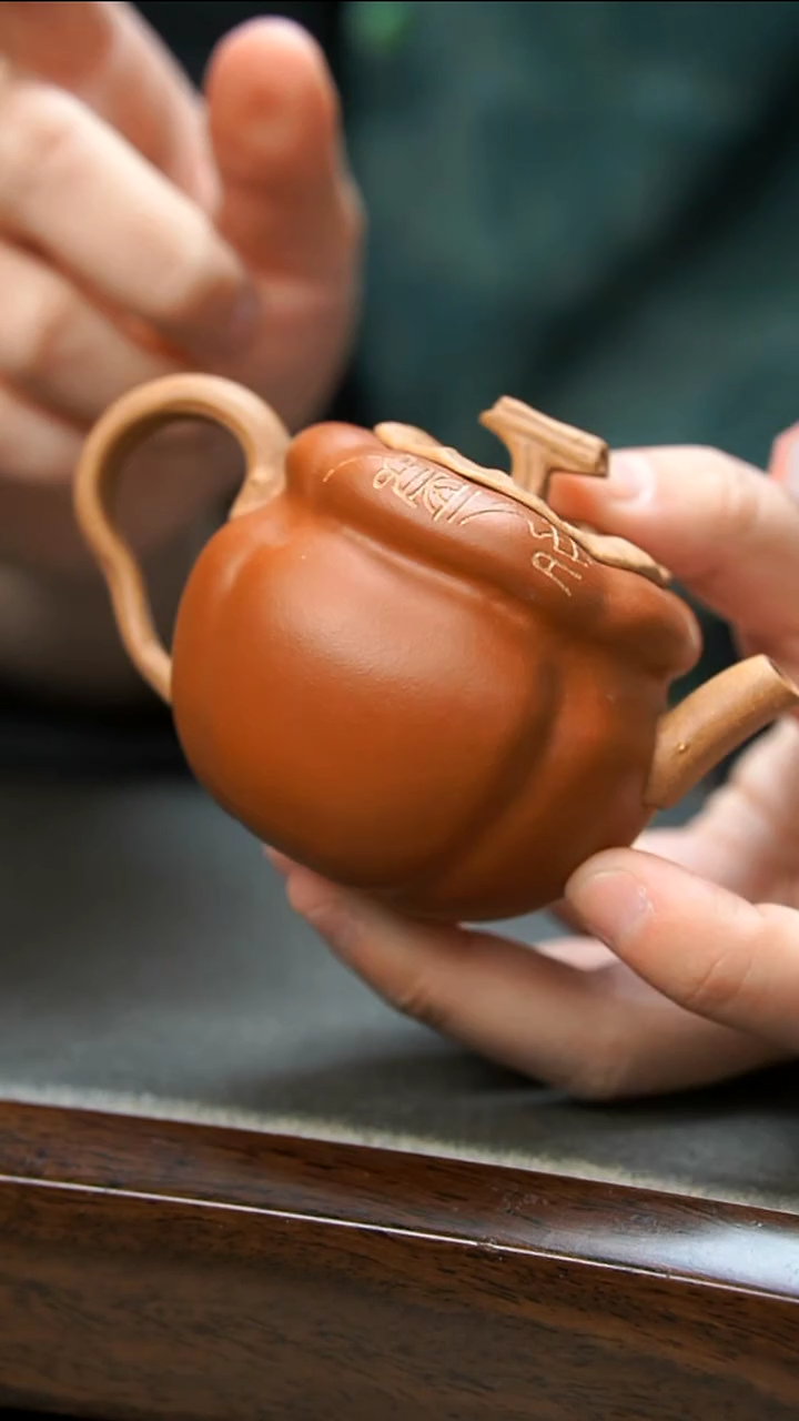 【闪购商品】紫砂茶壶柿子壶微瑕（已修复）