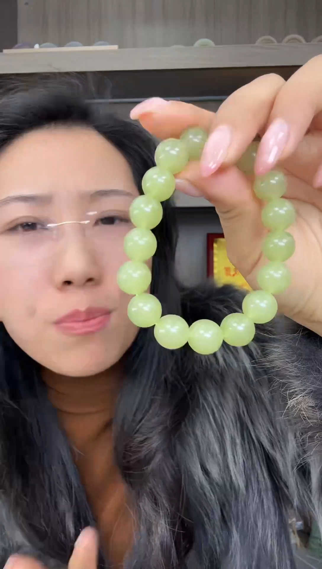 未镶嵌手串和田玉新疆若羌黄口料12mm手串 有运费险 特别油润细