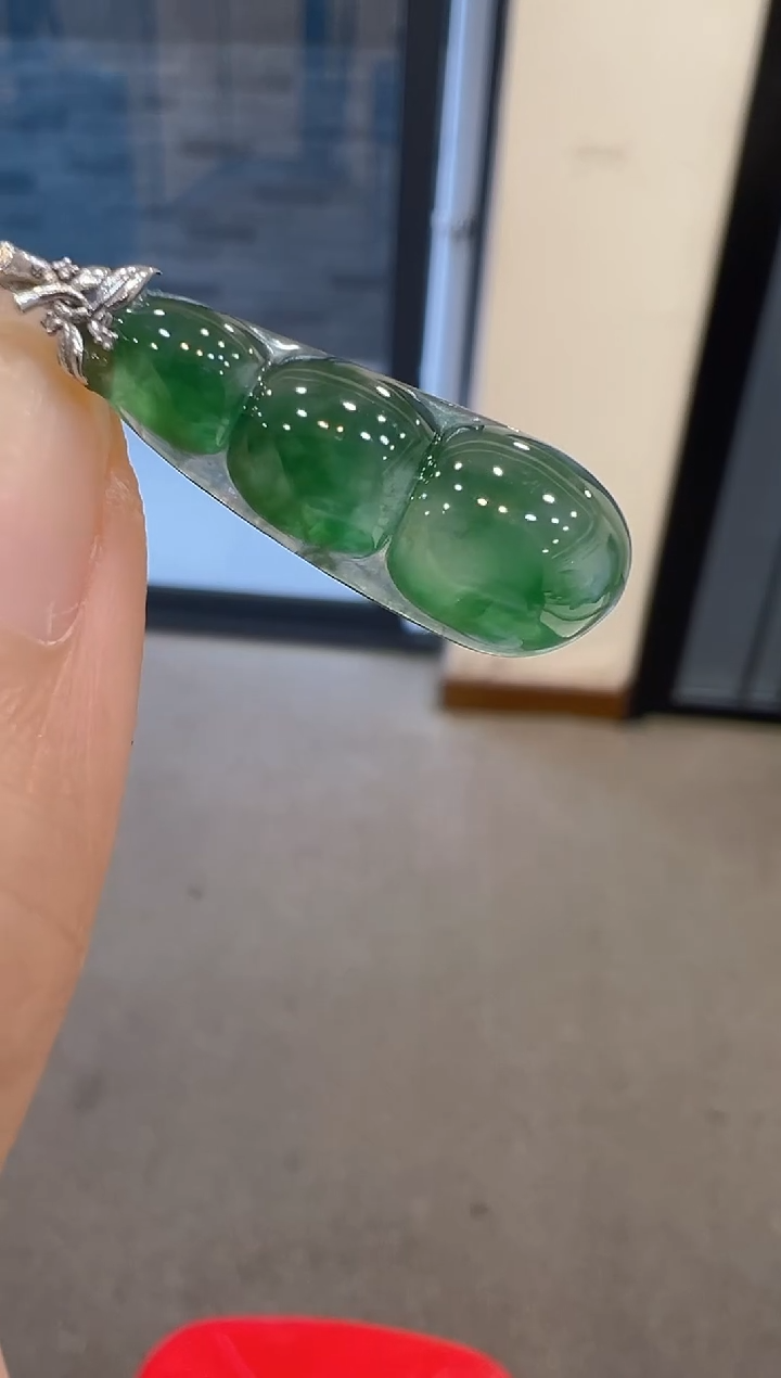 翡翠18K金镶嵌吊坠(不含链)多样性团购发一件