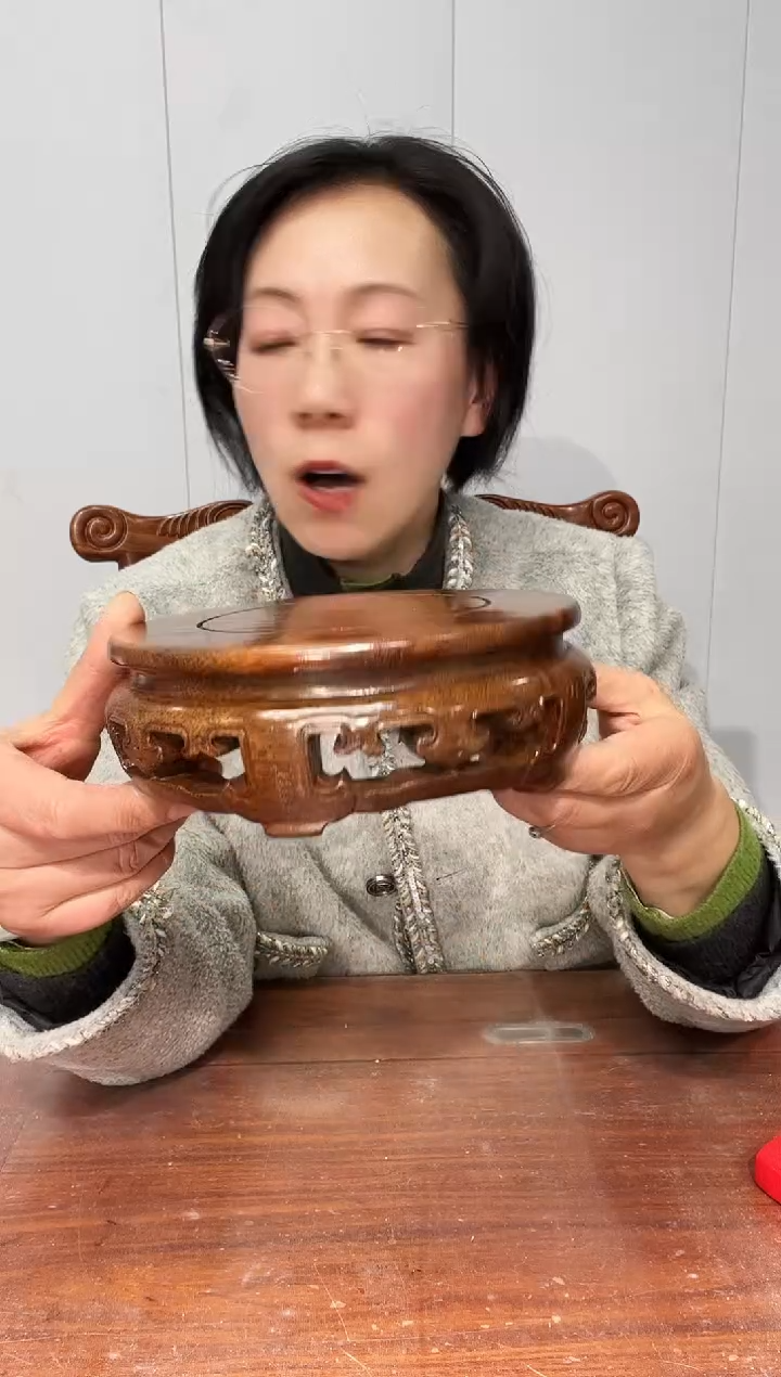 木老花圆形17*18.5*6.5 