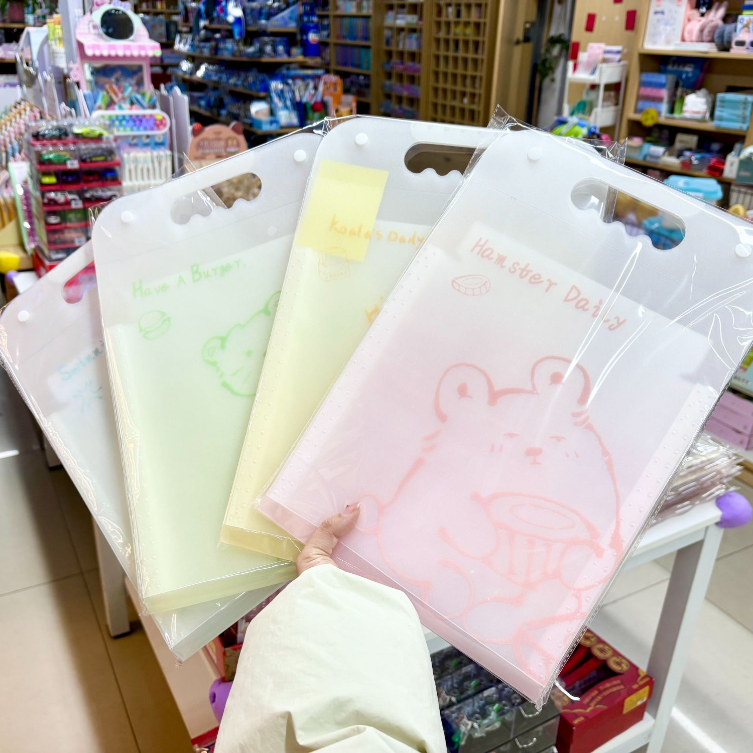 13入手提式风琴包竖版可爱收纳袋