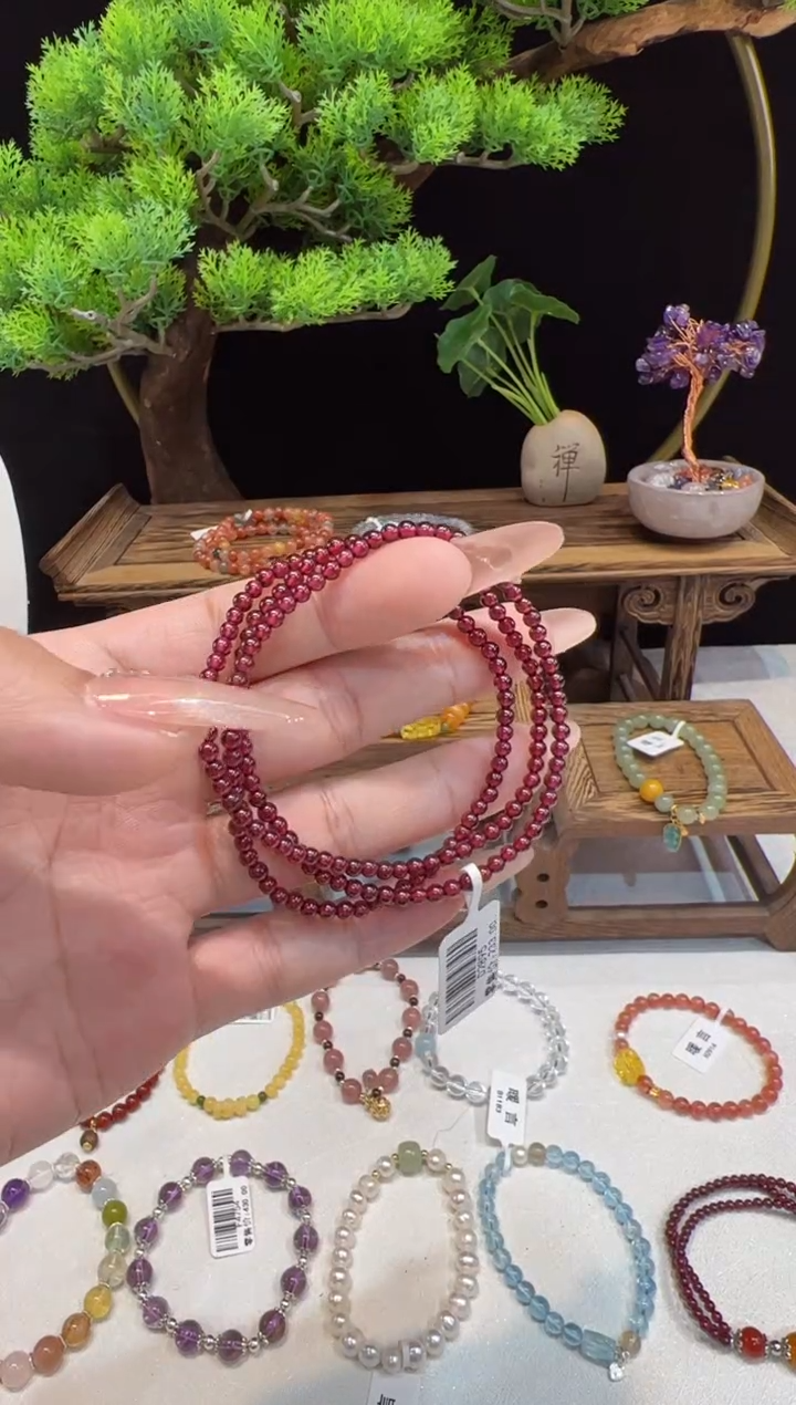 【闪购商品】手链未镶嵌石榴石@@手饰