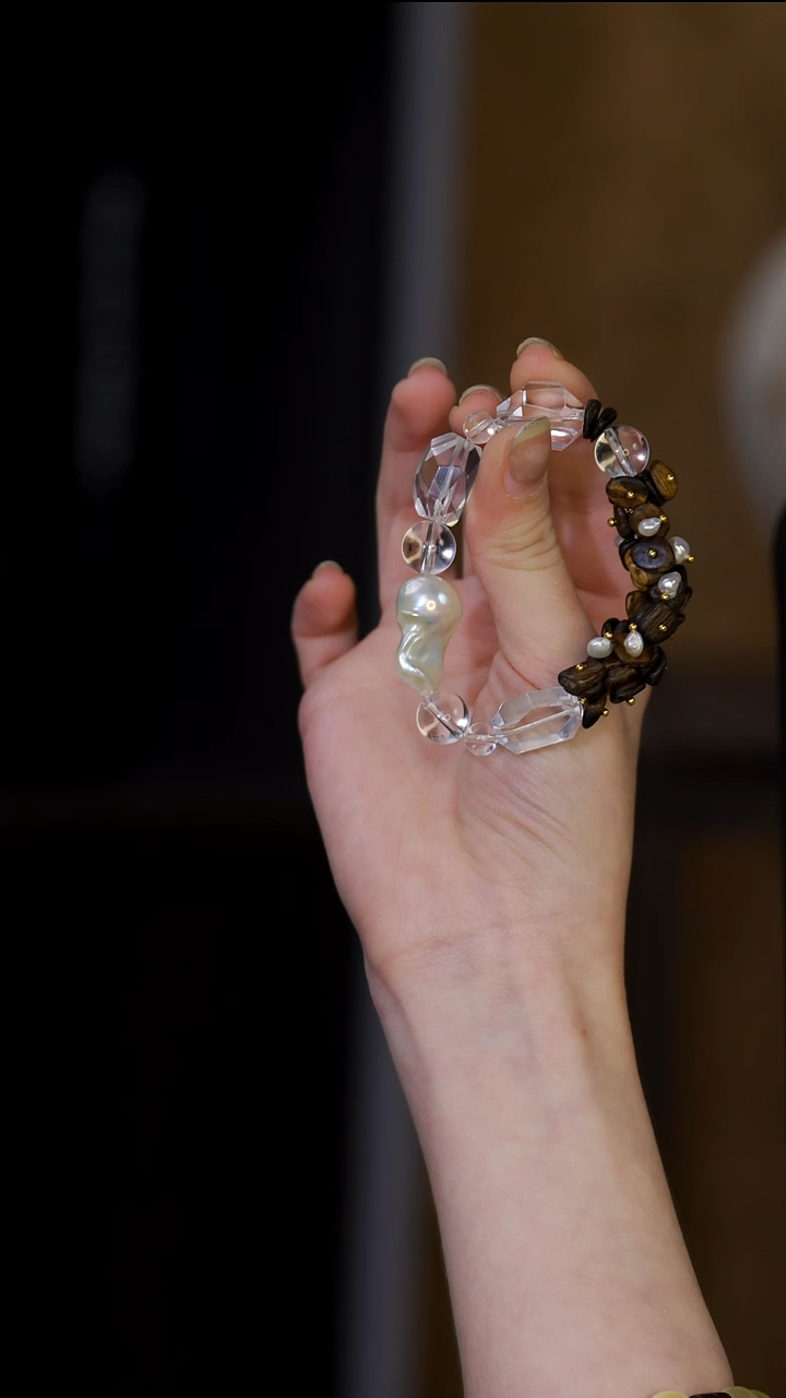 未镶嵌手串水晶白水晶手串