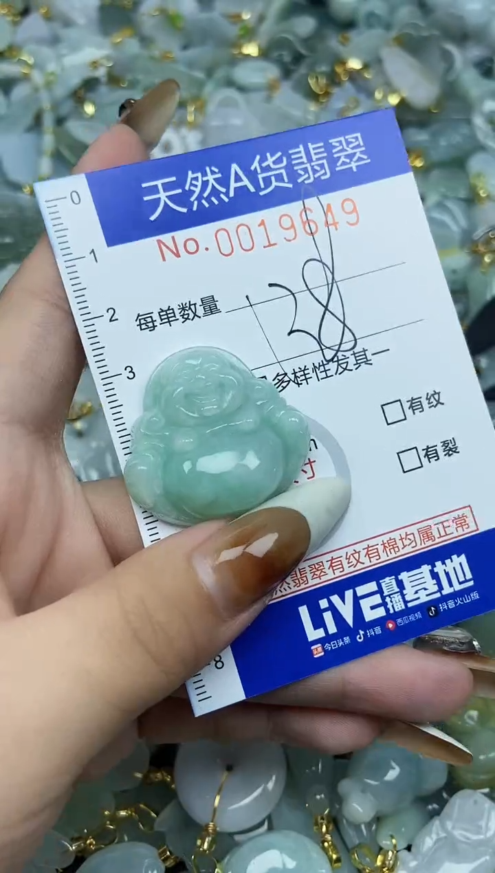 【闪购商品】翡翠颈饰未镶嵌天然A货翡翠
