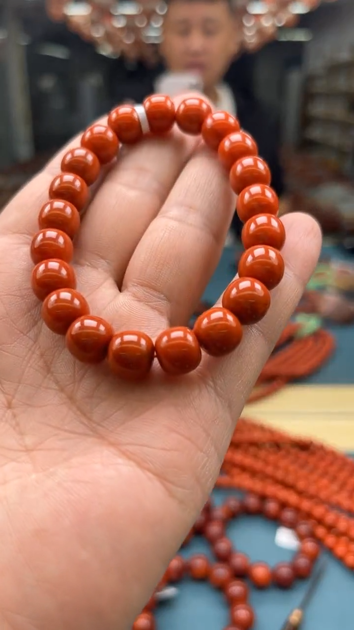 【闪购商品】南红玛瑙手串未镶嵌10mm
