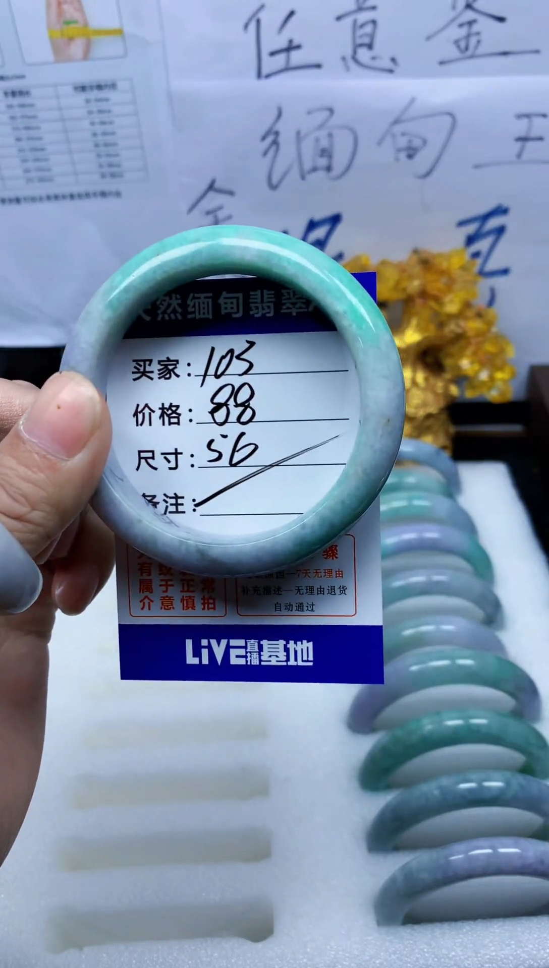 未镶嵌手镯翡翠103