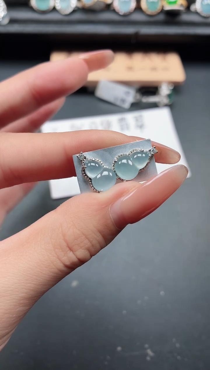 银S925镶嵌戒指翡翠111