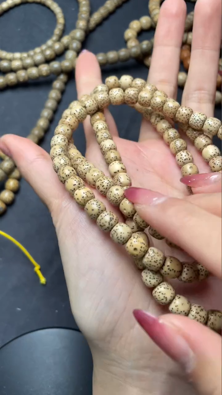 【闪购商品】星月菩提吊坠精工级大年份陈籽桶珠7*6.5长串