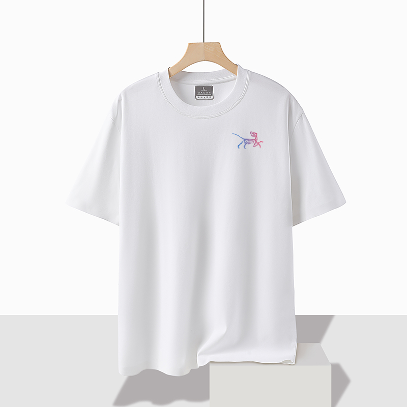 【七七专属】彩男女同款无痕压胶T恤SS