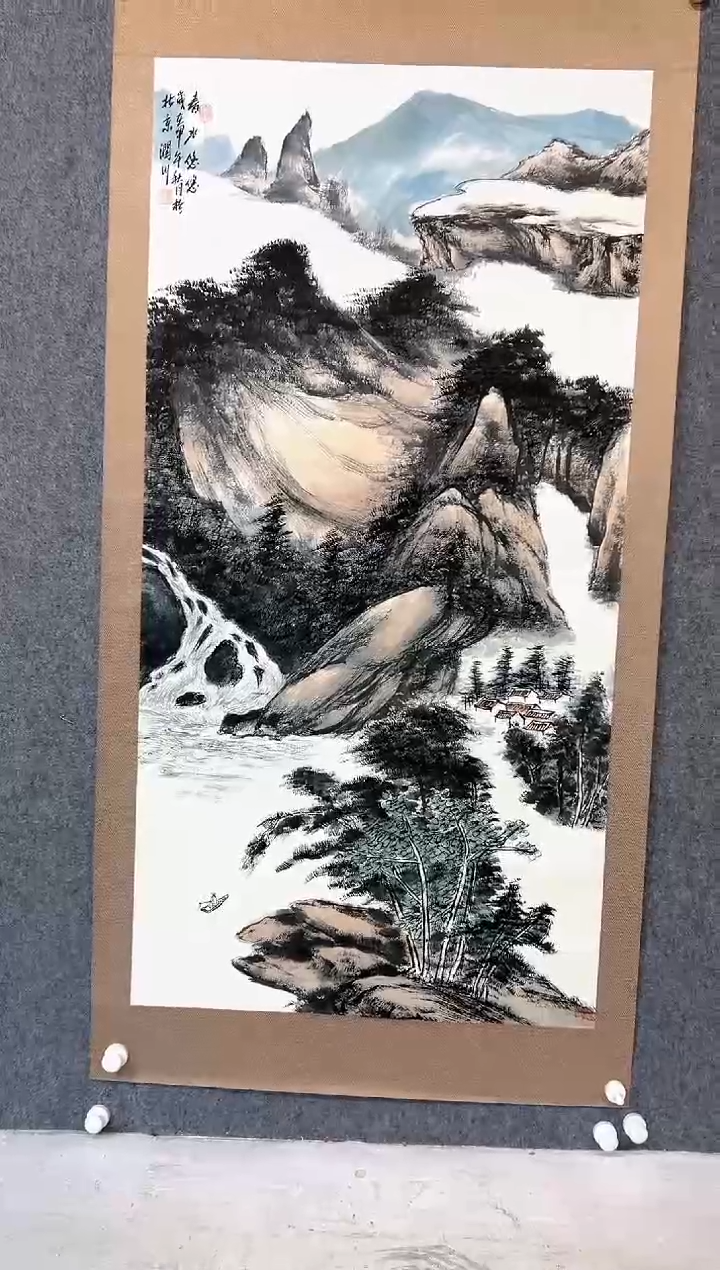 【闪购商品】绘画贺润川-8平尺-国画-Yz