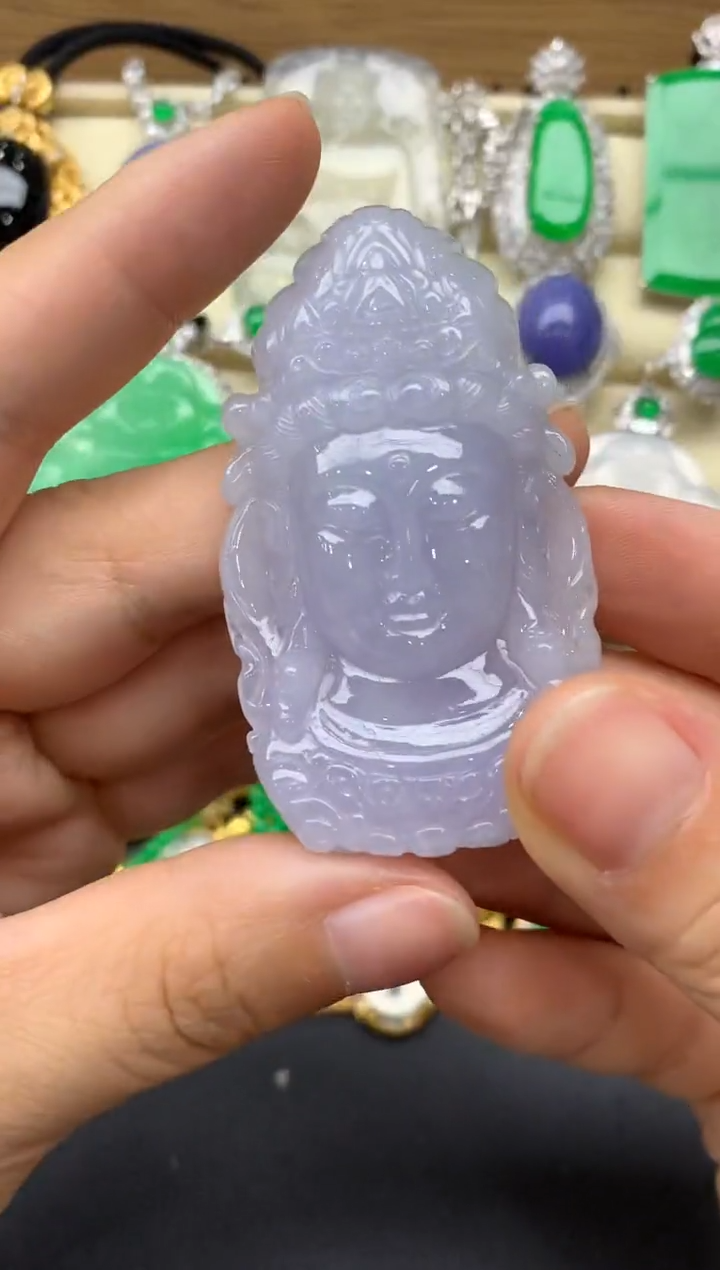 翡翠未镶嵌颈饰171-中国好珍宝