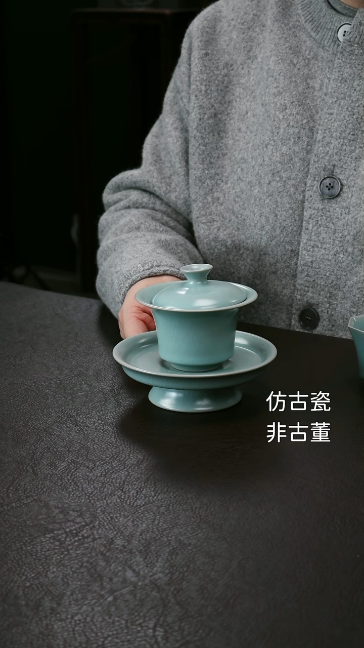 其他天**姥李布托精品三才马蹄盖碗50