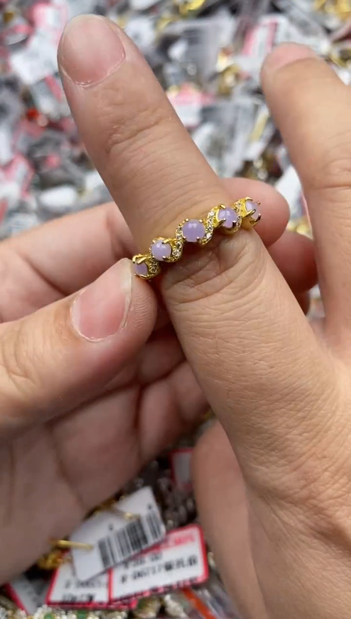 【闪购商品】翡翠戒指银S925镶嵌55555---1