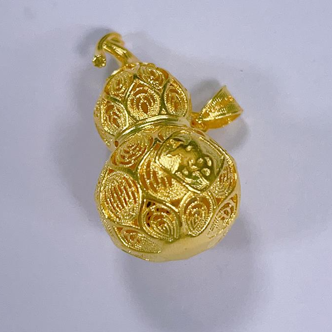 吊坠足银 【晓韵专享】足银花丝葫芦吊坠 YDZ691