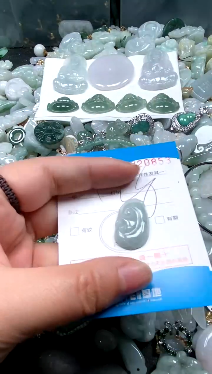 【闪购商品】翡翠颈饰未镶嵌闪购商品0220853