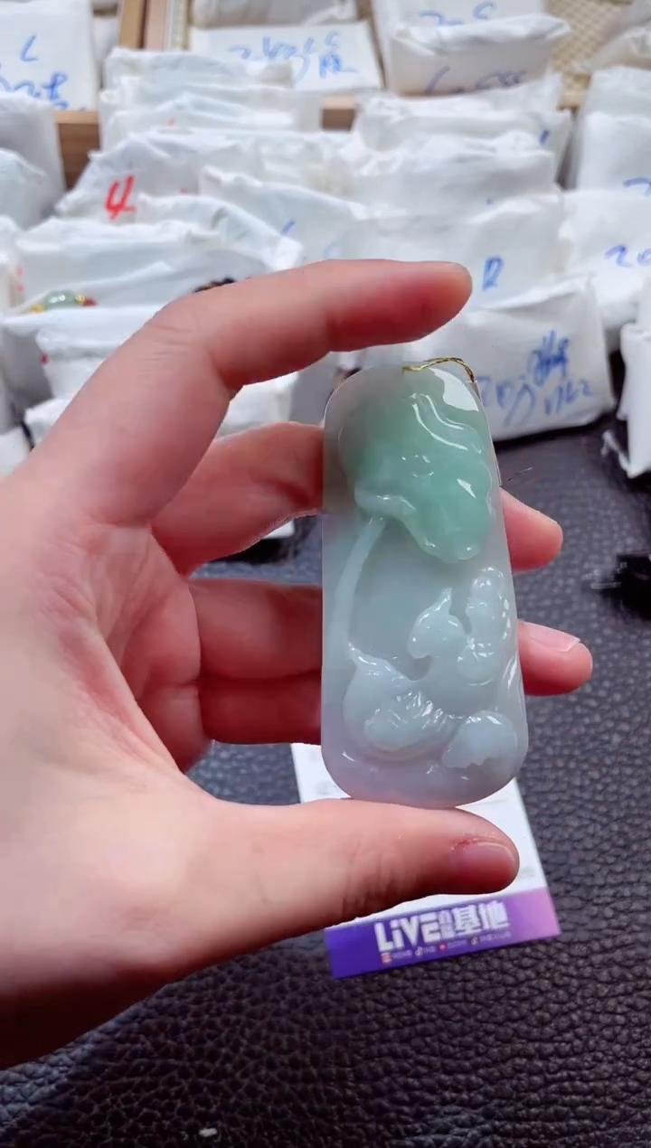 翡翠未镶嵌颈饰00001884