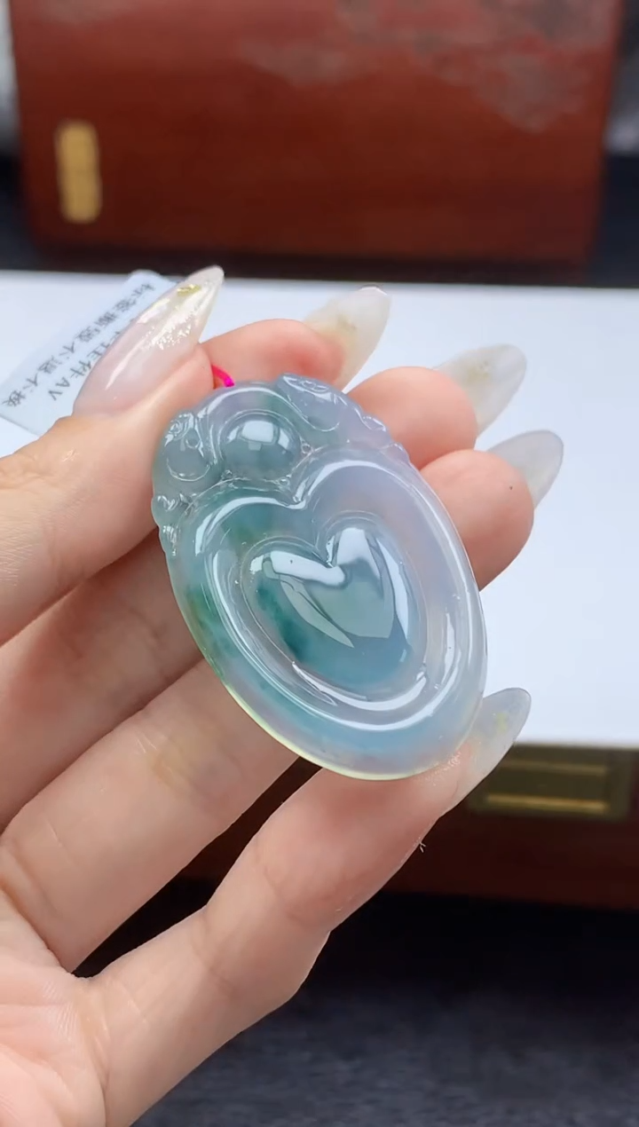 【闪购商品】定制翡翠未镶嵌011ee-毛货挂件82