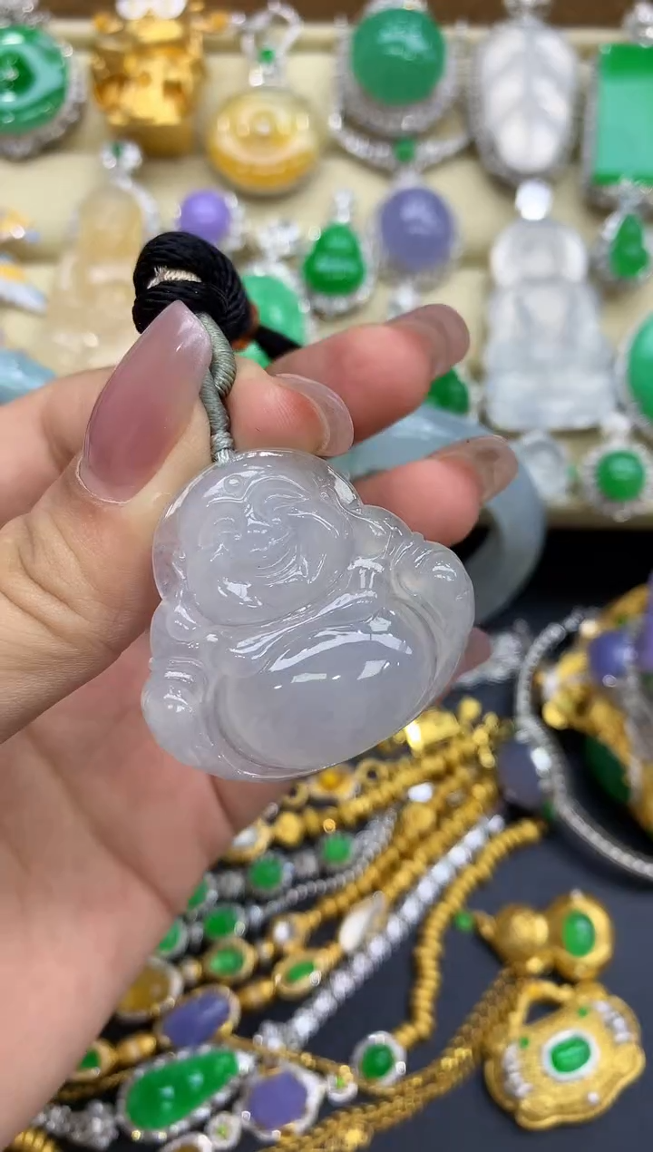 颈饰未镶嵌翡翠430-中国好珍宝