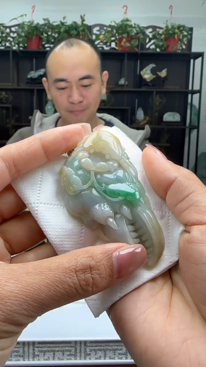 【闪购商品】翡翠颈饰未镶嵌天然翡翠A货吊坠