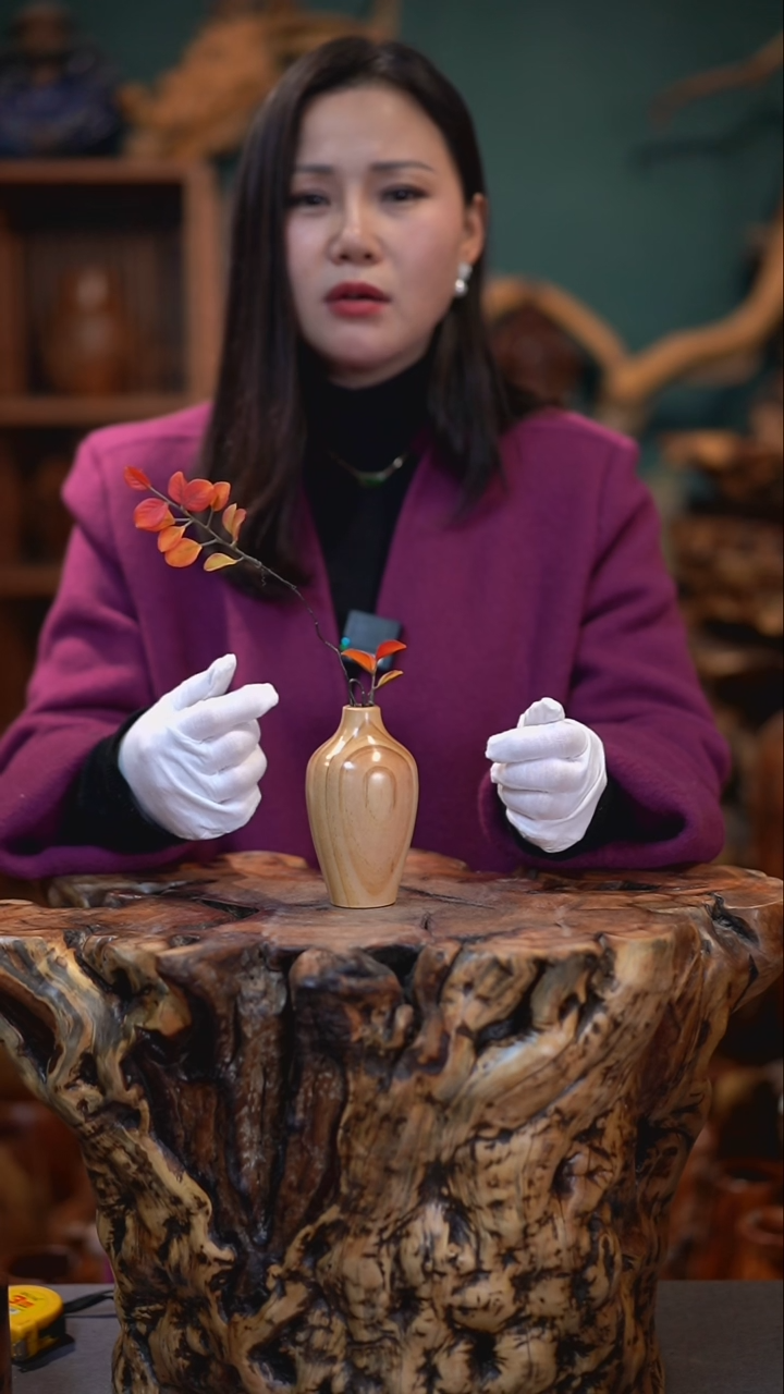 【闪购商品】枣木松木艺术花器