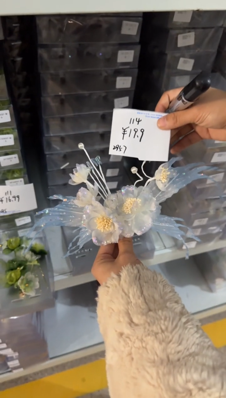 合金布艺头饰一月二114