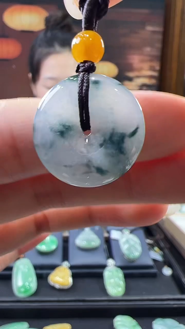 未镶嵌挂件翡翠平安扣