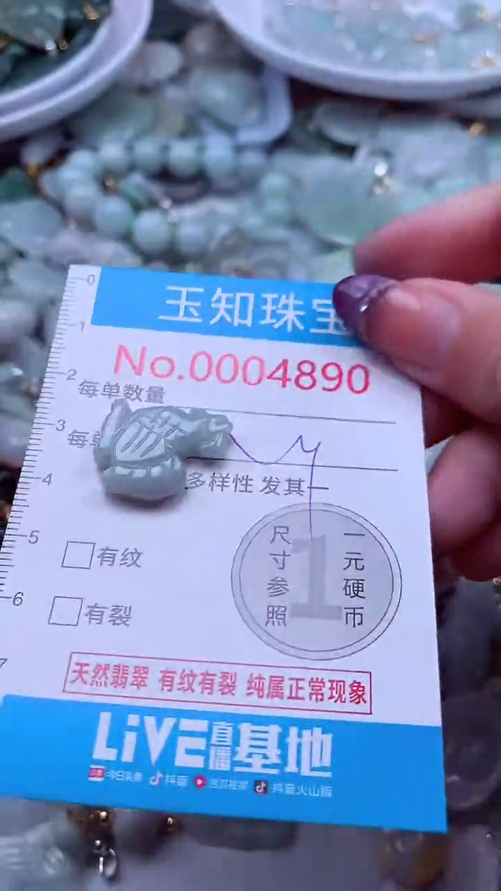 翡翠未镶嵌吊坠(不含链)4890