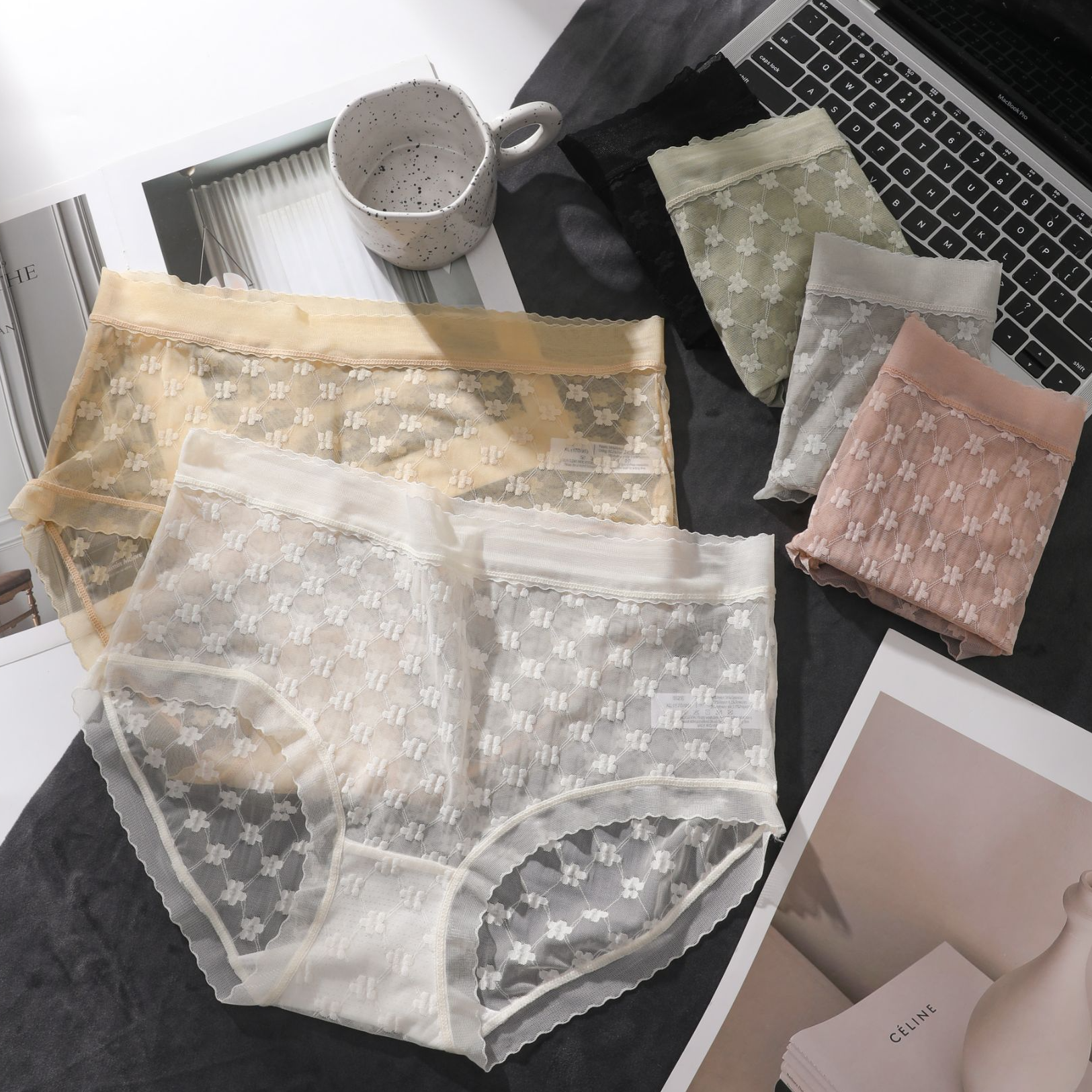 新品80-280斤大码舒适透气性感女士女款蕾丝内裤
