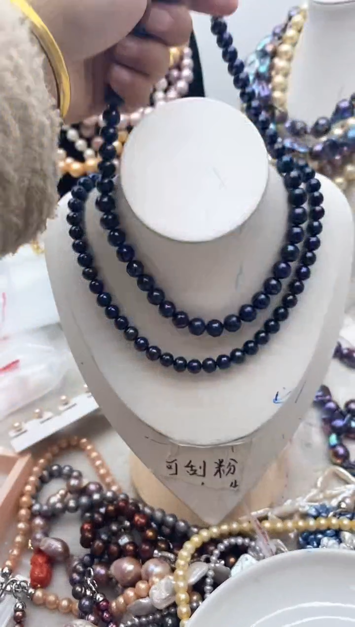 【闪购商品】淡水珍珠颈饰钛钢101