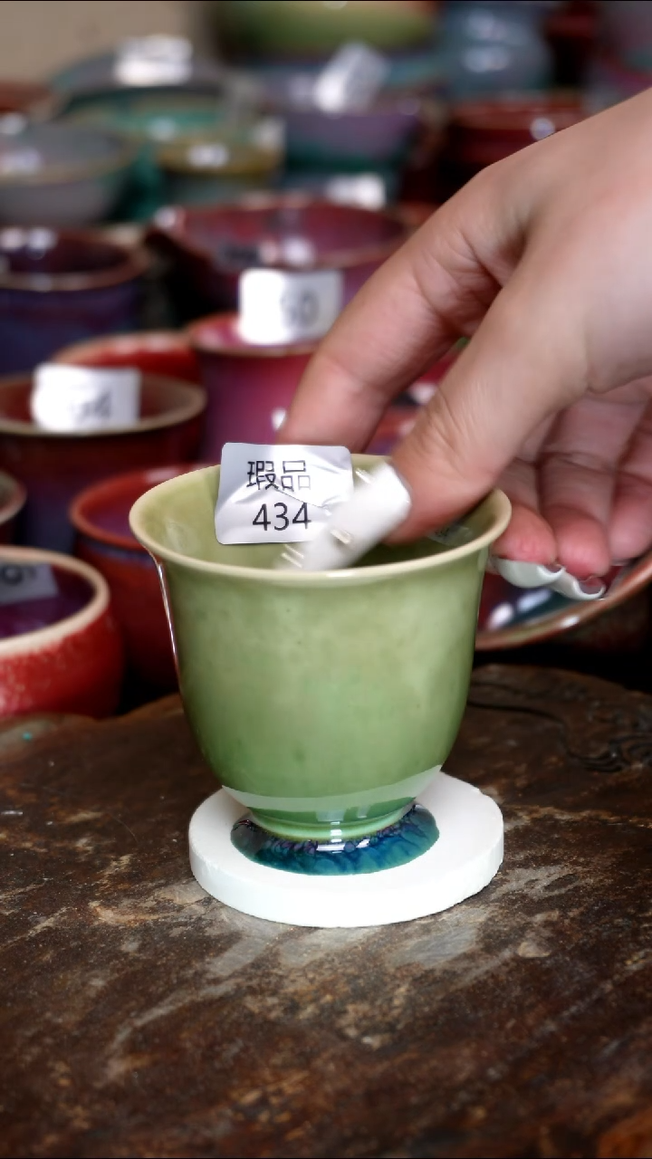 【闪购商品】摆件钧瓷手工茶器窑变