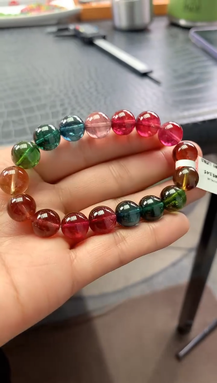 未镶嵌手串碧玺多样性发一条